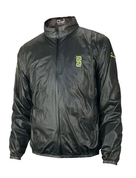 Tuta Antipioggia Moto OJ COMPACT SHELL Nero taglia 5XL - Oj Atmosfere - FashionsVida