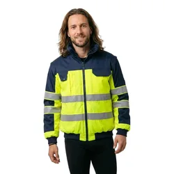 Veste De Pilote Safe Image 00920 Hi-Vis Yellow / Navy 3XL