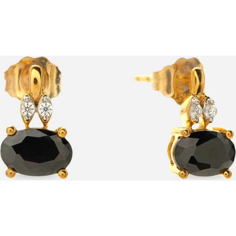 Pendientes de oro, diamante y espinela - El Corte Inglés - FashionsVida