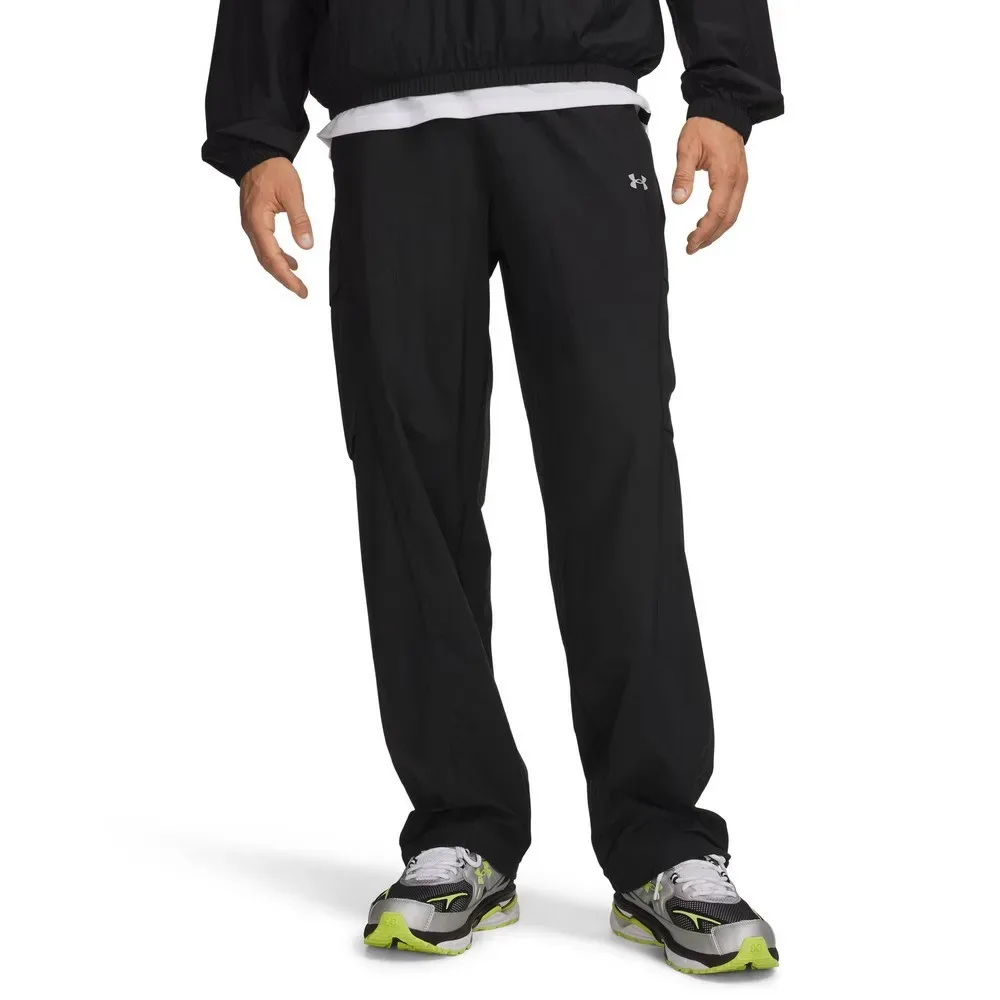 Pantalon Unstoppable Woven Solid Black / Reflective S - Under armour - FashionsVida