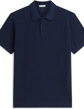 Polo de hombre de manga corta de estructura tallas grandes - Tommy Hilfiger - FashionsVida