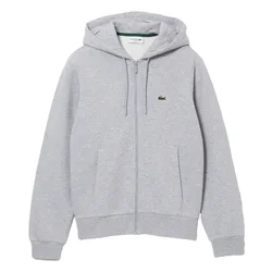 Lacoste Zip Hoodie Grey 4XL Herren