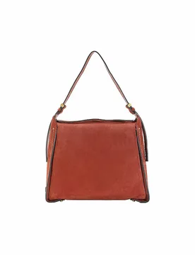 Ledertasche - Hobobag PENELOPE dunkelrot damen - GIANNI CHIARINI - FashionsVida