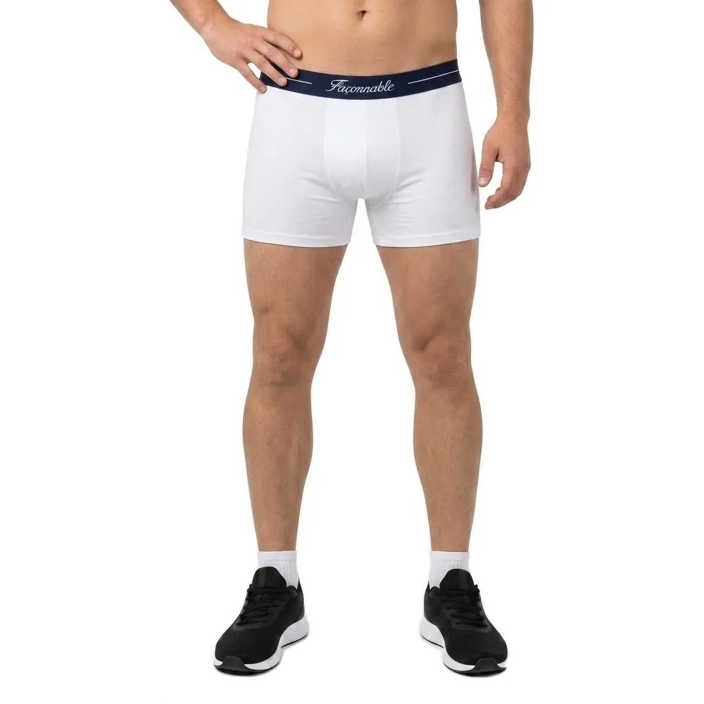 FaÇonnable Boxers Core 2 Unités White XL - Façonnable - FashionsVida