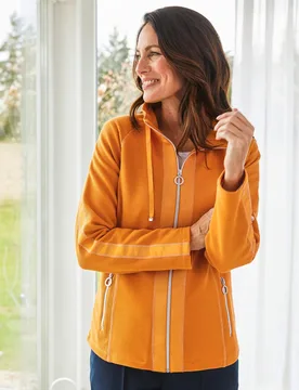 Baumwoll-Jacke Ottoman - Orange - female - Size: 40 - Avena - FashionsVida