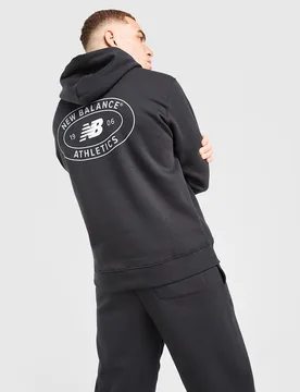 Oval Hoodie - Herren, Schwarz - male - Size: XXL - New Balance - FashionsVida