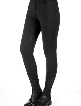 Damen Heizreithose COMFORT STYLE Silikon-Vollbesatz schwarz 40 - HKM - FashionsVida