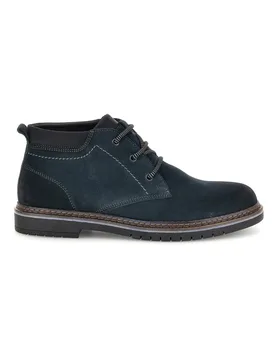 Polacchini Blu in Pelle con Lacci 262520024 45 - PITTARELLO ECO - FashionsVida