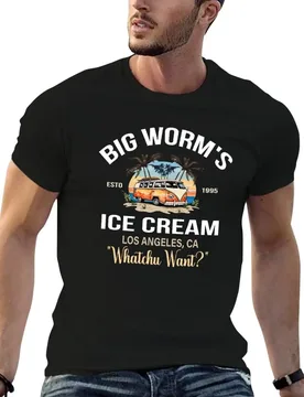 Big Worm's Ice Cream - Whatchuwant? - vintage T-Shirt Regular Fit Plain Tee Shirt - Aliexpress - FashionsVida