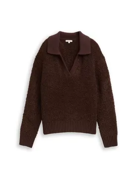 Knit boucle troyer female - L - FashionsVida