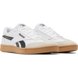 Forte Lounger Leather Mens White/black/chalk Trainers - Size Uk 8