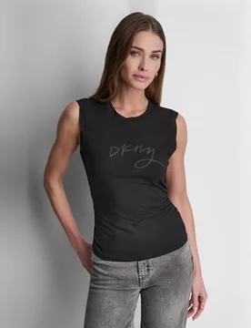 DKNY - Top básico de mujer - DKNY - FashionsVida