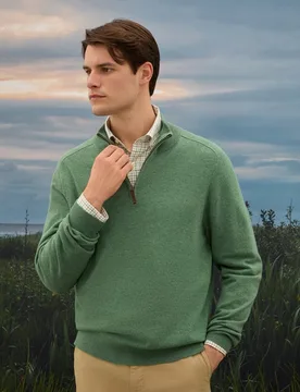 Jersey media cremallera de hombre - Verhunt - FashionsVida