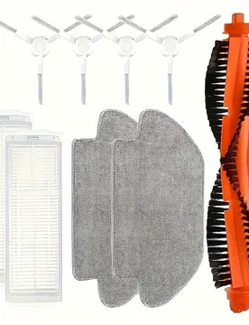 Kit de accesorios de repuesto para aspiradora robot compatible con Xiaomi S10 S12 B106GL, que incluye cepillo lateral principal, filtro, mopa - Apto p - Shein - FashionsVida