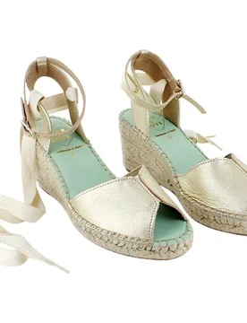 Alpargatas con cintas con cierre intercambiable - star love - FashionsVida
