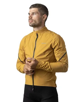 Giacca Pacr Waterproof Lightweight Mustard Yellow - GripGrab - FashionsVida