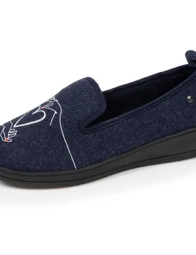 Chaussons charentaises talon Marine marine 36 - Isotoner - FashionsVida