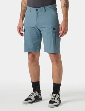 Men's Quick-Dry Cargo Shorts 11 - Washed Navy Blue - Male - Helly Hansen - FashionsVida