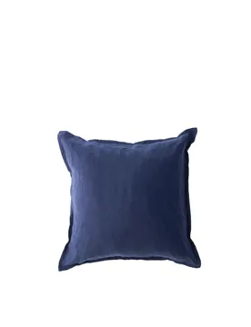 Cuscino in lino BLU SCURO 050X050 - Fazzini - FashionsVida