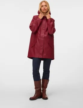 Chubasquero de mujer midi con capucha - Vero Moda - FashionsVida