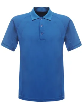 Professional Mens Coolweave Short Sleeve Polo Shirt - Blue - Size X-Large - Regatta - FashionsVida