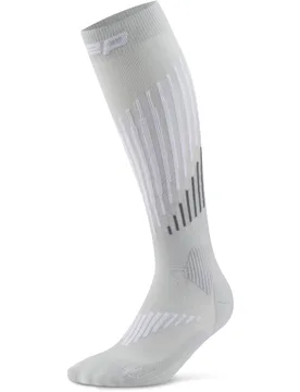 Socken Damen Core Run Merino tall, hellgrau/weiß 40_43 - Cep - FashionsVida
