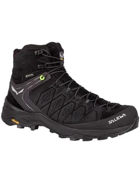 Chaussures de trekking en GORE-TEX® - Alp Trainer 2 Mid GTX M Black/Black - Taille 45 - Noir - Salewa - FashionsVida