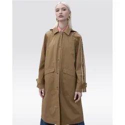 Gabardina de mujer oversize con capucha