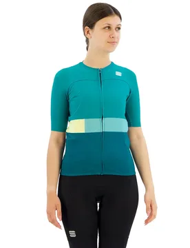 Maglia A Maniche Corte Snap Shade Spruce / Light Green - Sportful - FashionsVida
