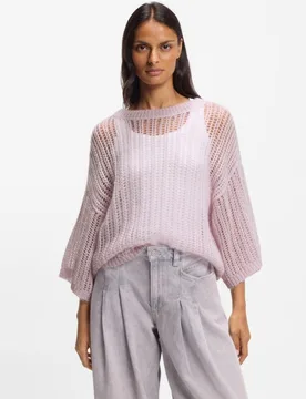Jersey de manga larga en mohair - Boss Orange - FashionsVida