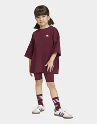 Womens Set Cycling Shorts Tee - Rosa, rosa rosa Bambino taglia 6-7Y