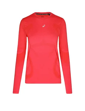 T-shirt de running sans coutures Roads rouge L - Asics - FashionsVida