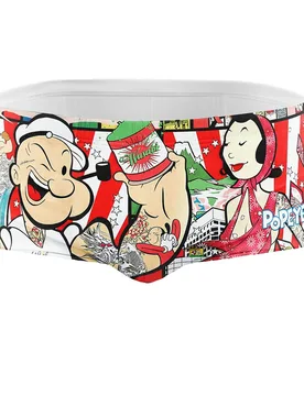 Slip De Bain Boxer Popeye Art Show - OTSO - FashionsVida