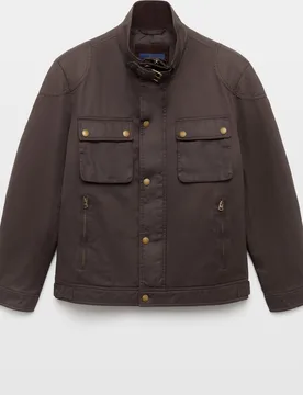 Cazadora de hombre encerada - Lloyd's - FashionsVida