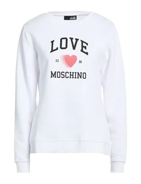 Sweatshirt Damen Weiß M Damen - LOVE MOSCHINO - FashionsVida