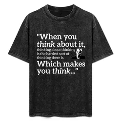 Philomena Cunk: Thinking T-Shirt Work Wear Breathable Tee