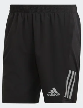 Short Own the Run XL - 18cm Black / Reflective Silver - Adidas - FashionsVida