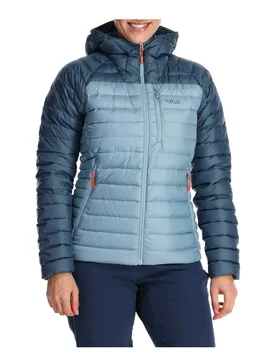 Doudoune chaude en duvet - Microlight Alpine Jacket W Orion Blue Citadel - Taille S - Bleu - Rab - FashionsVida