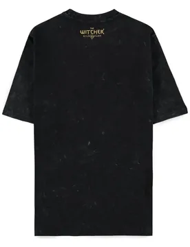 T-shirt à Manches Courtes The Witcher Ciri And The Basilisk Black / Grey / Green 2XL unisex - DIFUZED - FashionsVida