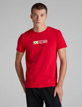 Manchester United Love United T-Shirt Red XS - Elms - FashionsVida