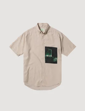 ARIES Motel Graphic Work Shirt - ARIES - FashionsVida