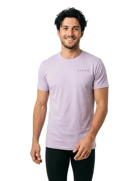 Mister T-shirt à Manches Courtes Trust Dove Lilac 3XL - TEE - FashionsVida