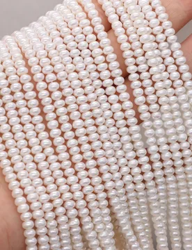 AAAA Natural Freshwater Pearls 3-4mm Bread Shape Beads for Jewellery Making DIY Women Necklace Bracelet Accessories Wholesale - Aliexpress - FashionsVida