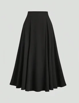 Falda versátil de estilo elegante, retro y aristocrático, minimalista y conservadora, adecuada para damas de alta intelectualidad, para ir a la univ - Shein - FashionsVida