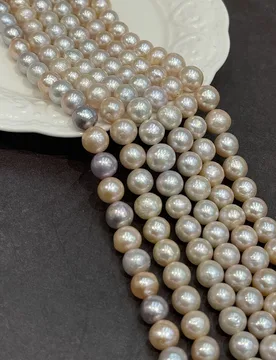 Natural Freshwater Pearl Nucleated Pearl 9-11mm For Jewelry Making DIY Necklace Bracelet Chains Earrings Accessory - Aliexpress - FashionsVida