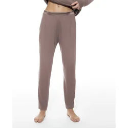 Pantalón pijama jogger tobillero estampado de mujer