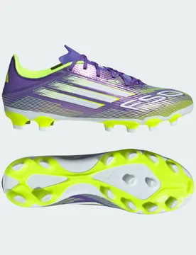 Scarpe da calcio F50 League Multi-Ground 43 1/3 Purple Rush / Cloud White / Lucid Lemon - Adidas - FashionsVida