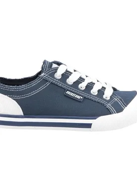 Womens/ladies Jazzin Shoes (Navy/white) - Size Uk 6 - Rocket Dog - FashionsVida