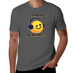 Wal-mart i at shoplift T-Shirt Basic Solid Tee for Daily Use