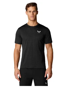 T-shirt à Manches Courtes Cmd30919 Black / White L - Castore - FashionsVida